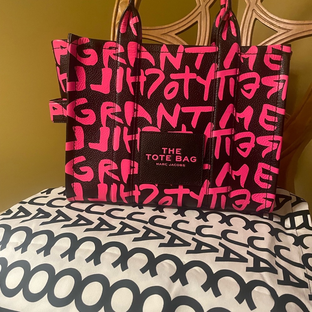 Marc Jacobs Stephen Sprouse limited edition graffiti tote bag